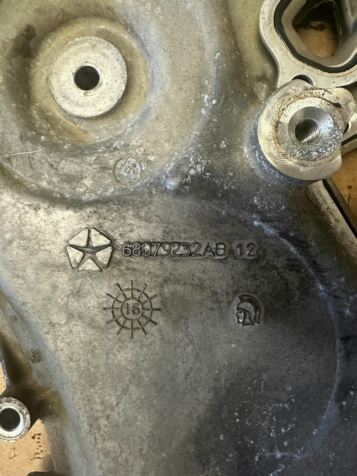 Jeep Wrangler JK OEM Front Timing Chain Cover 3.6L Engine V6 2012-18 68079232AB