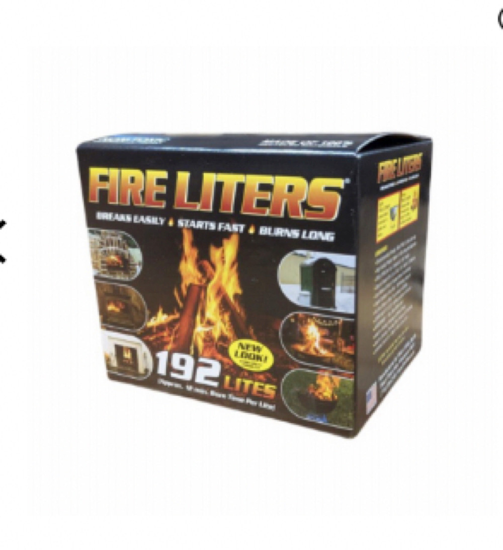 FIRE LITERS 10192 (192 Pack) 192PK Fireplace Lighter, 1, tan, 192 Count