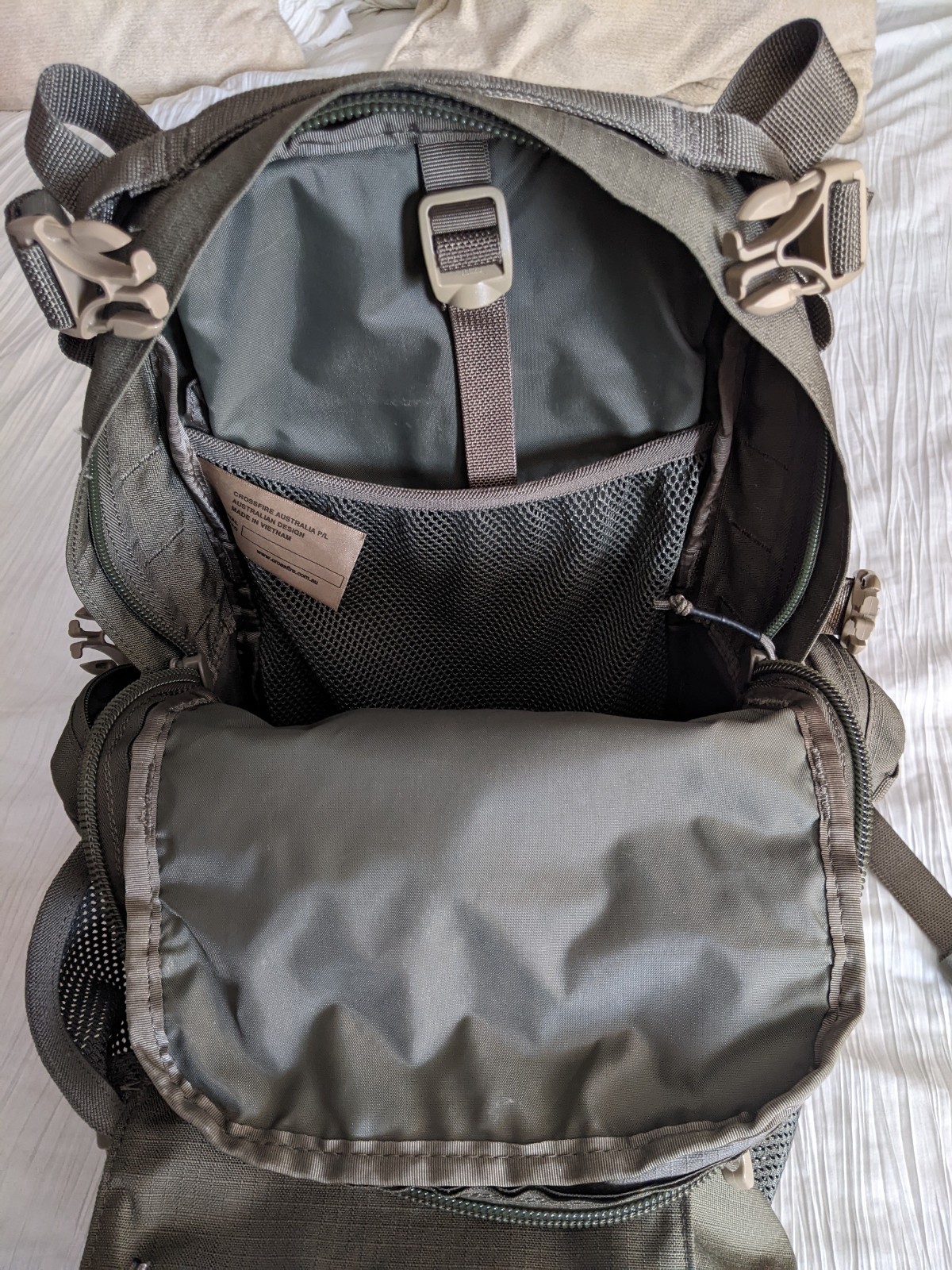 Crossfire DG1 Spitfire 24hr beaver tail assault pack