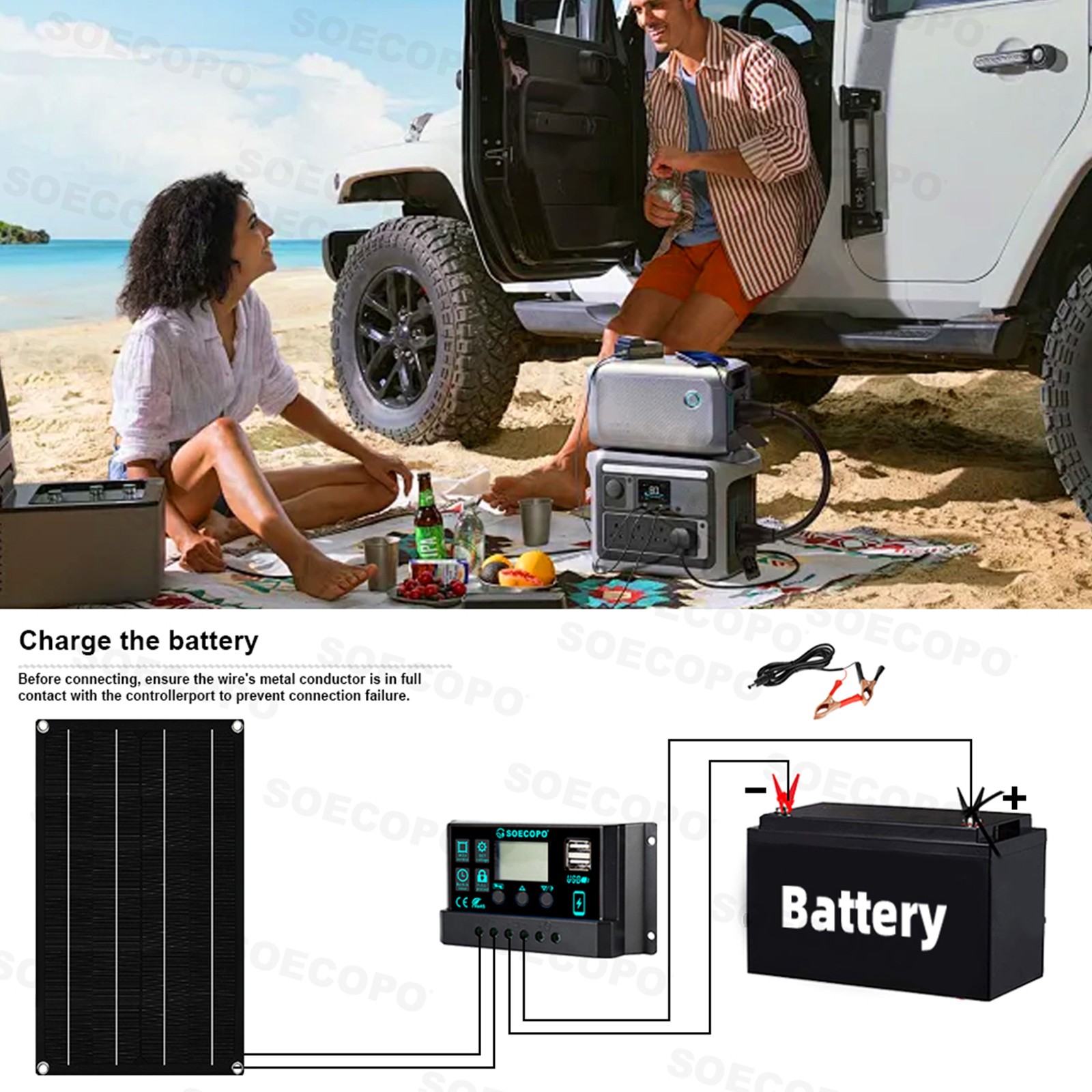 10000W Inverter Solar Panel Kit Solar Power Generator 100A Home 110V Grid Systhy