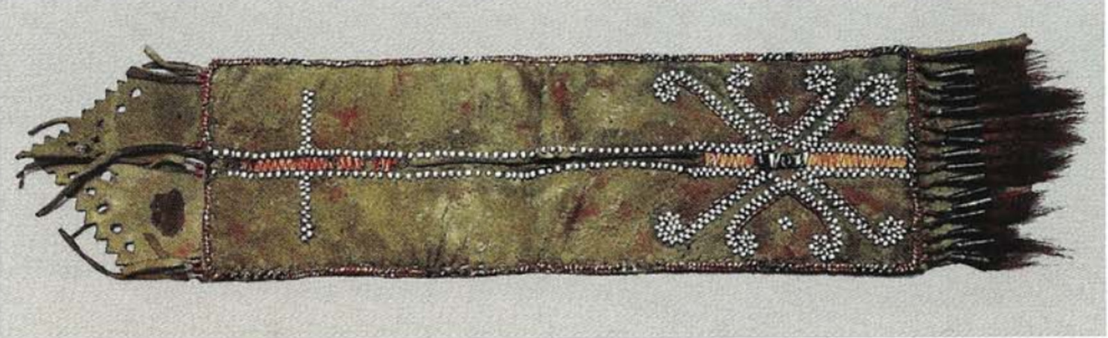 Leather Slit Pouch - Flintlock Era Reenactment