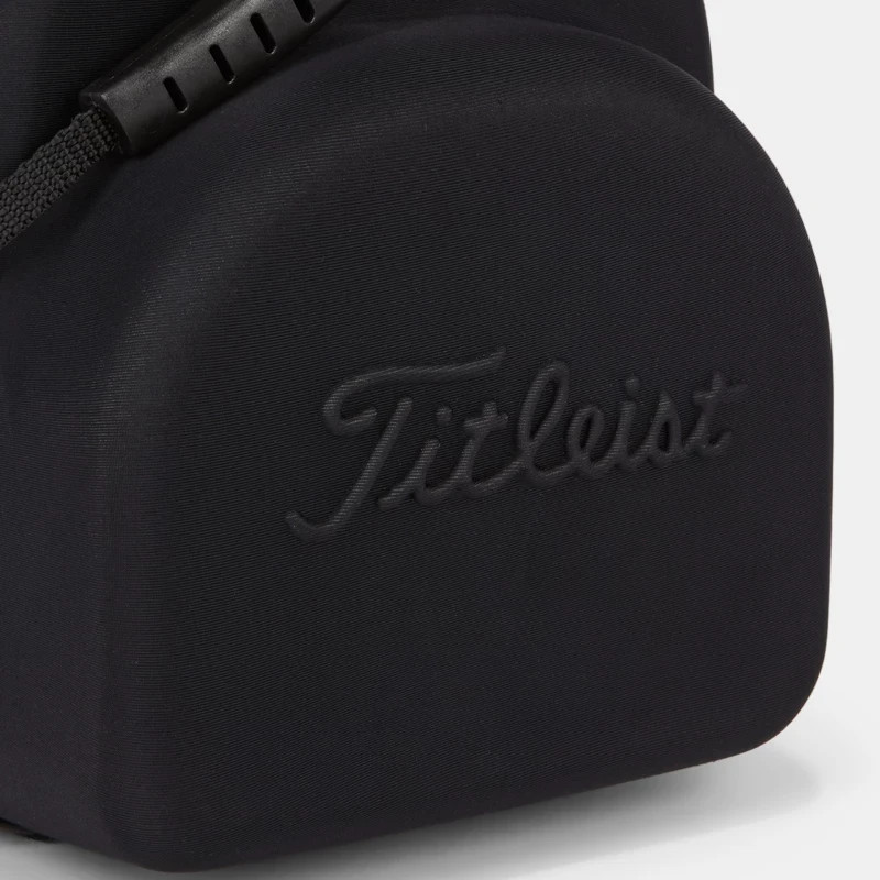 NEW1 Titleist Headware Travel Case. Holds 3 Caps. New In Black.