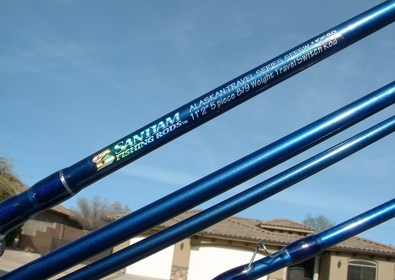 Santiam 11'2" 8/9wt Graphite Alaskan Travel Series 5pc Switch Rod w/HARD CASE
