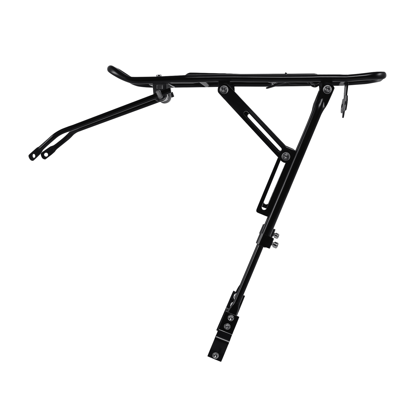 Rear Bike Rack Cargo Alloy Luggage Carrier Mountain Road Bicycle Holder Black