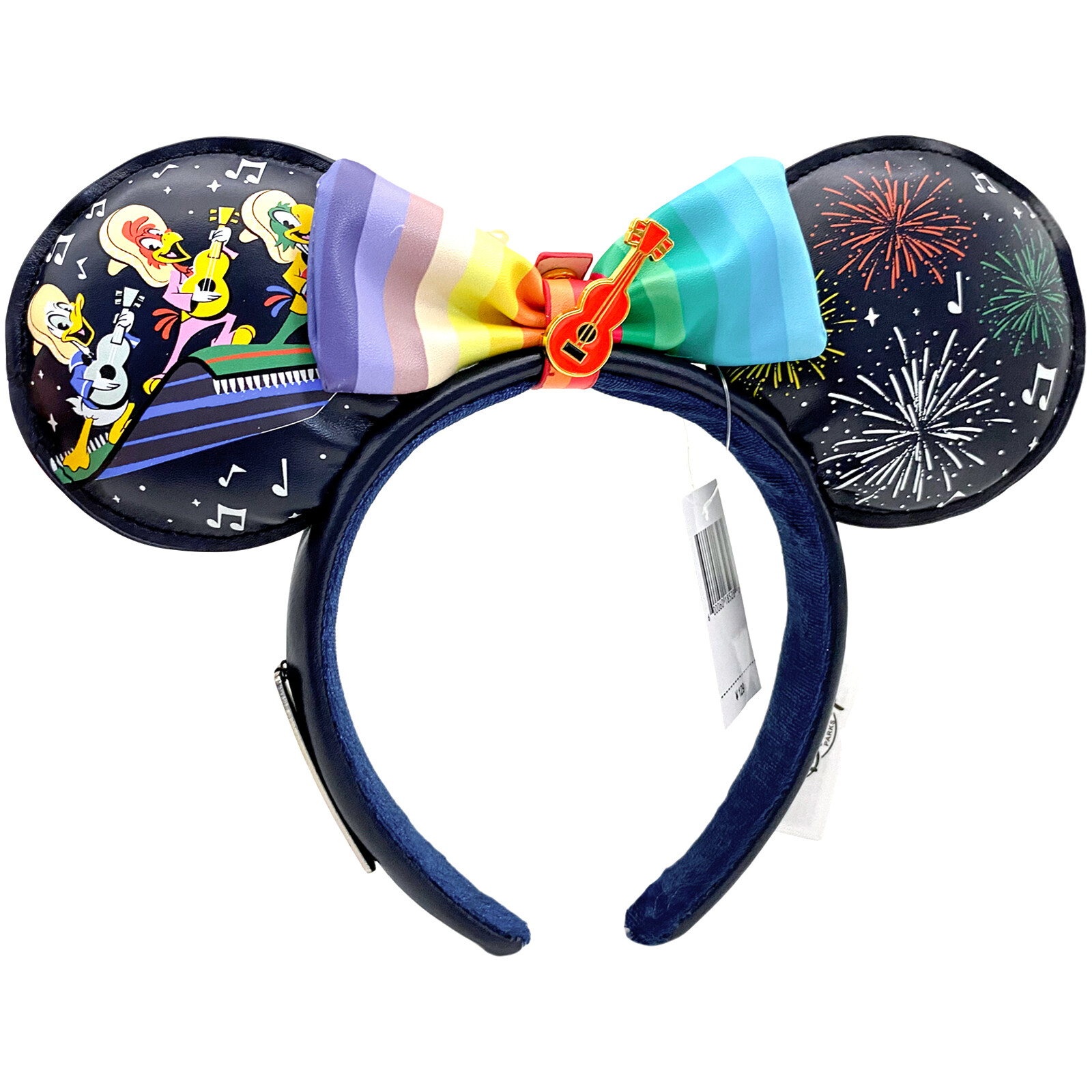 Disney-Parks Loungefly Three Caballeros Ears Headband with Removable Bow cosplay