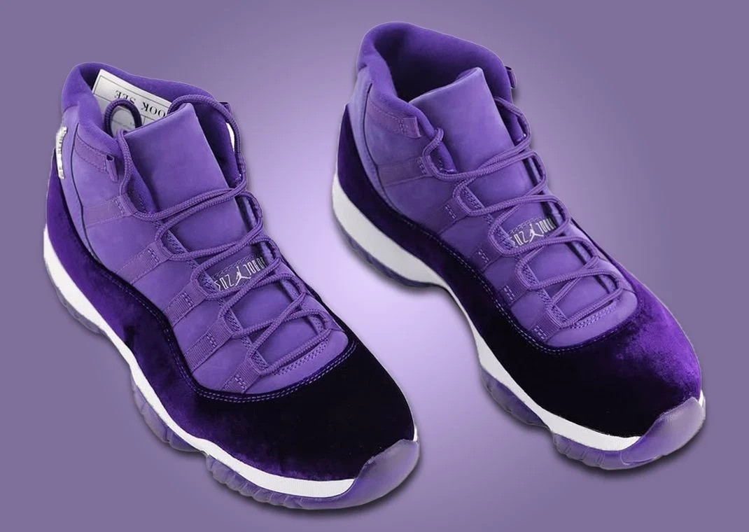 Jordan 11 “Purple Rain” For Prince Men's Size US 7-12