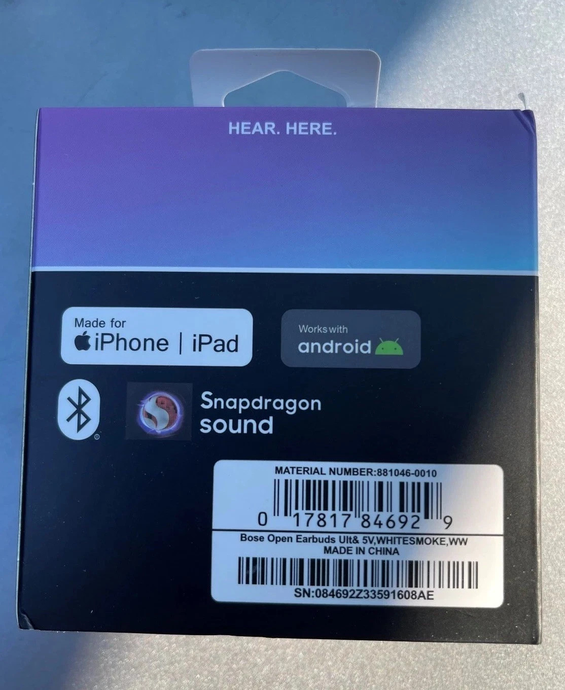 new _Bose Ultra Open - Ear True Wireless Bluetooth Open Earbuds.