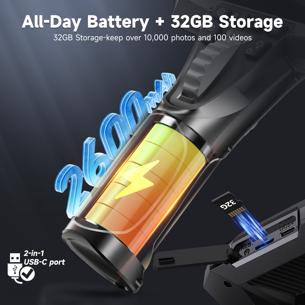 3.9MM Hose Borescope Camera Endoscope Inspection Camera with Light Imaging Kit