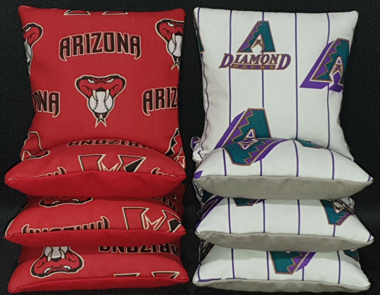 Set of 8 Diamondbacks Cornhole Beanbags ***FREE SHIPPING***