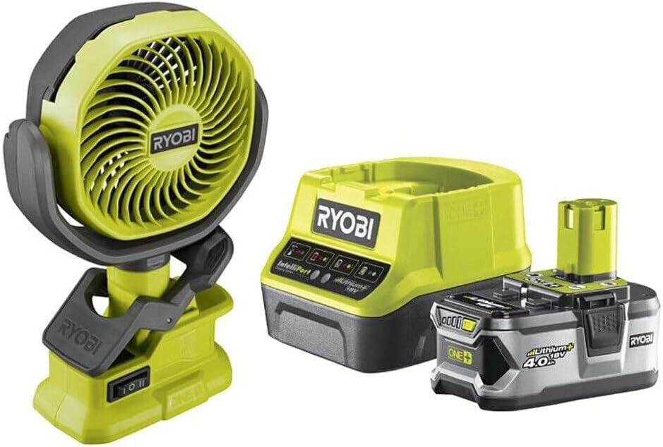 Cordless 18V Adjustable Clip-On Fan - Multi-Directional Airflow for EVERY Space