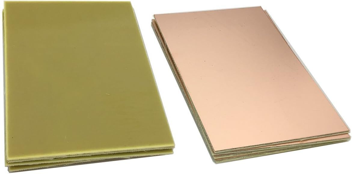 Copper Clad PCB Laminate Circuit Board Single Side Small Etching Project 10 Pack