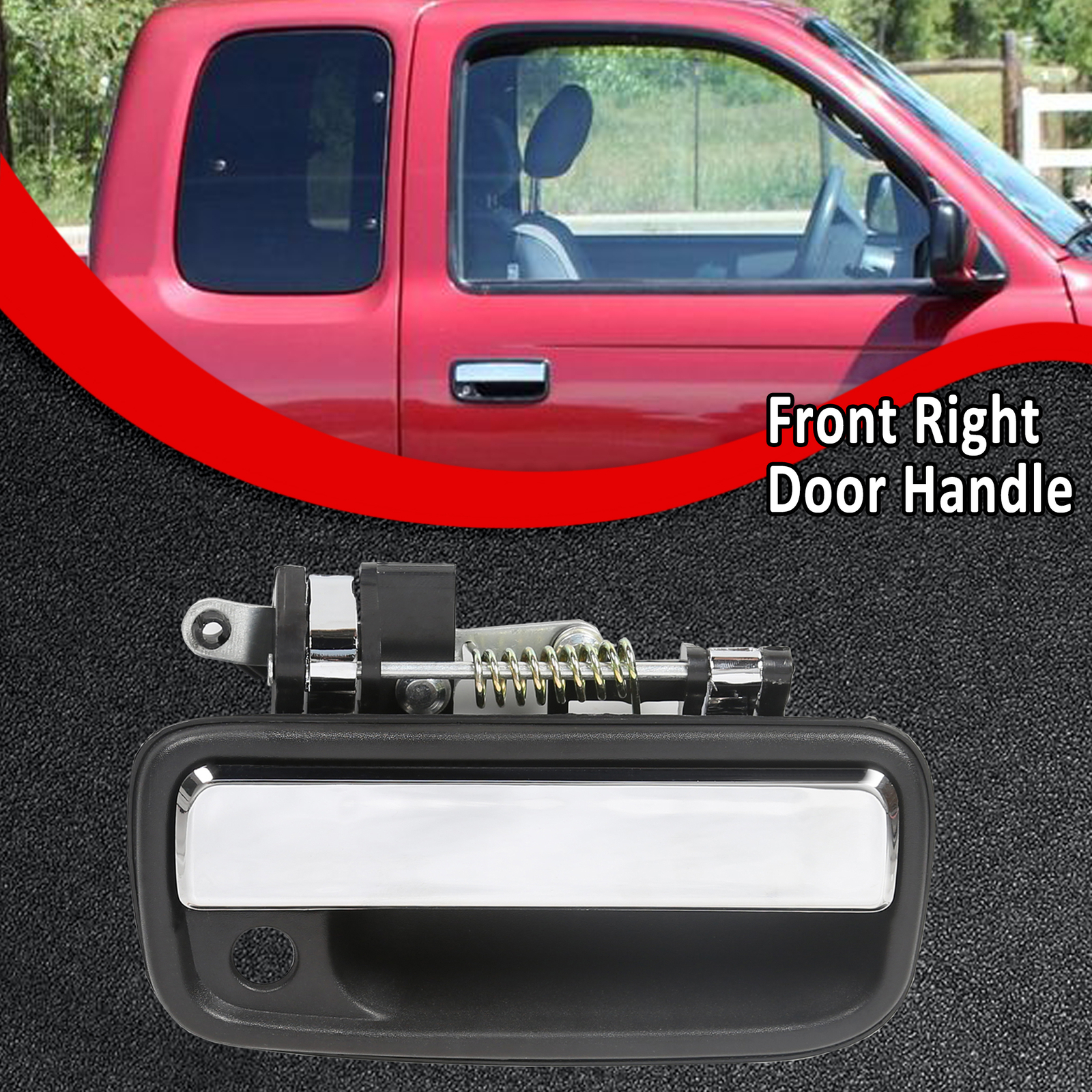 For Toyota Tacoma 1995-04/HILUX 2004-2012 Front Outside Outer Door Handle Pair