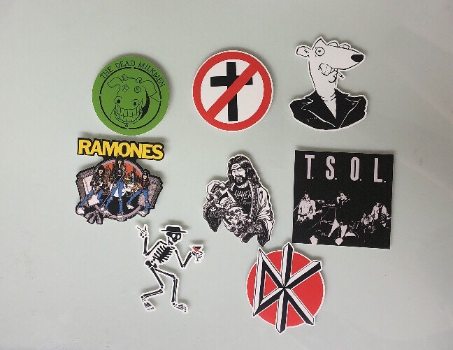 Punk Rock Sticker Pack - Misfits Minor Threat Social Distortion Descendants
