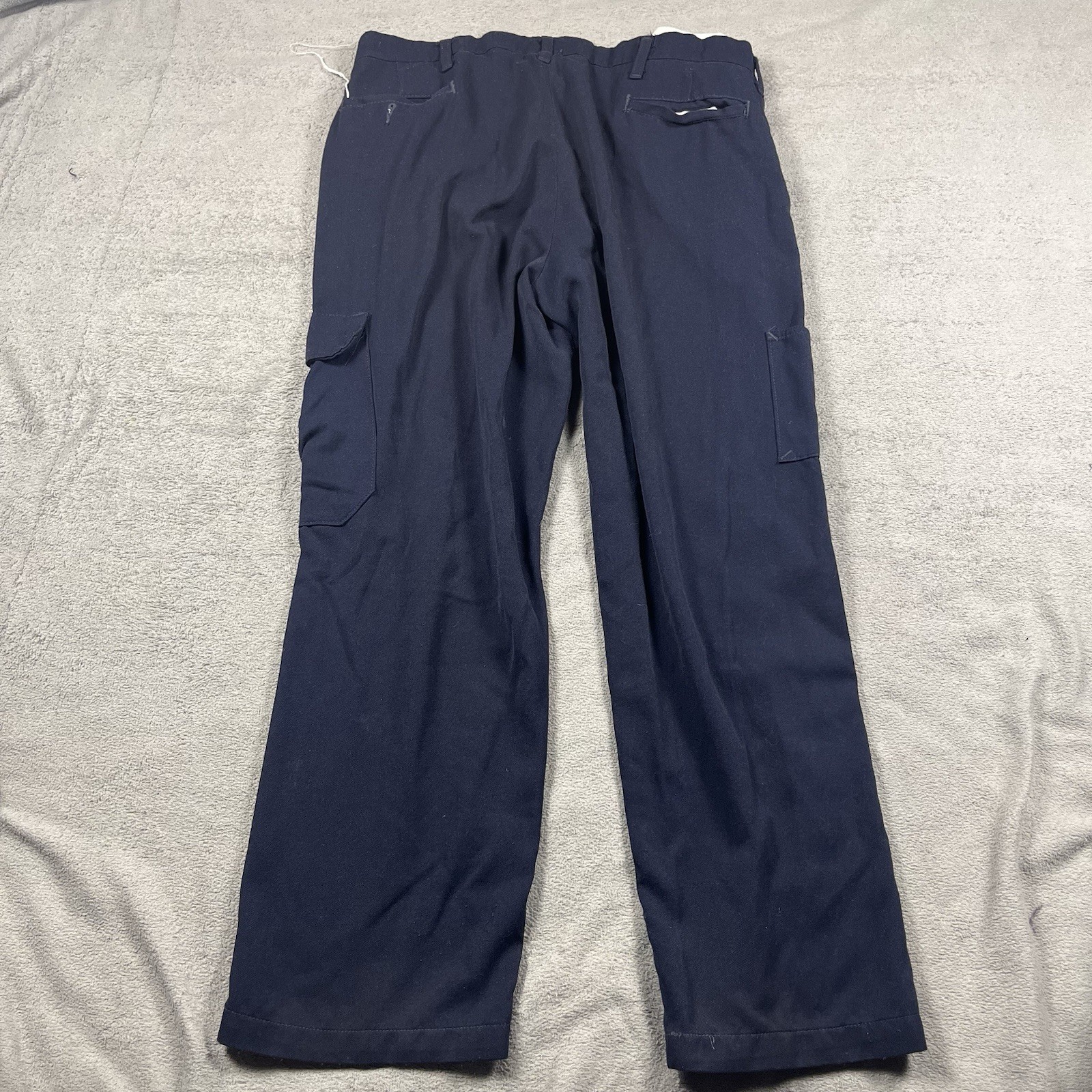 Bulwark FR Cargo Pants Mens 38 Navy Blue Flame Resistant NFPA 2112 Workwear