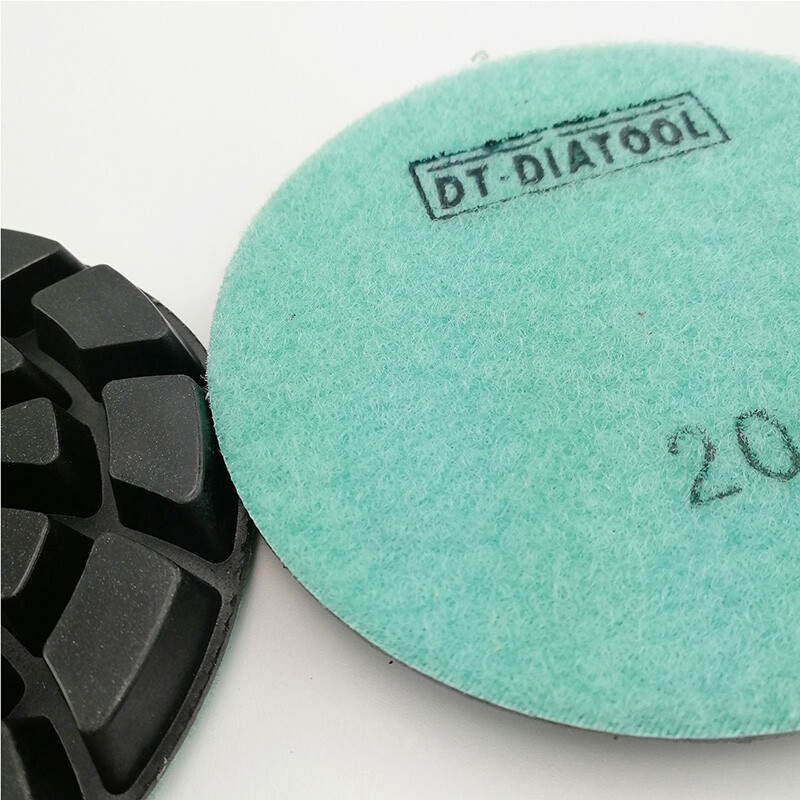 6pcs/set Diamond Concrete Grinding Disc Floor 4 inch Renew Polishing Pads 100mm