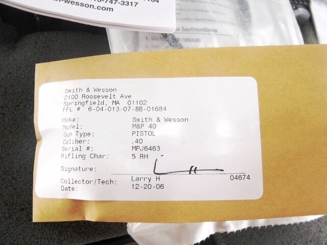 Master US Mexico Locks fits Smith & Wesson NO CHINA Pre-2008 M107 NIB