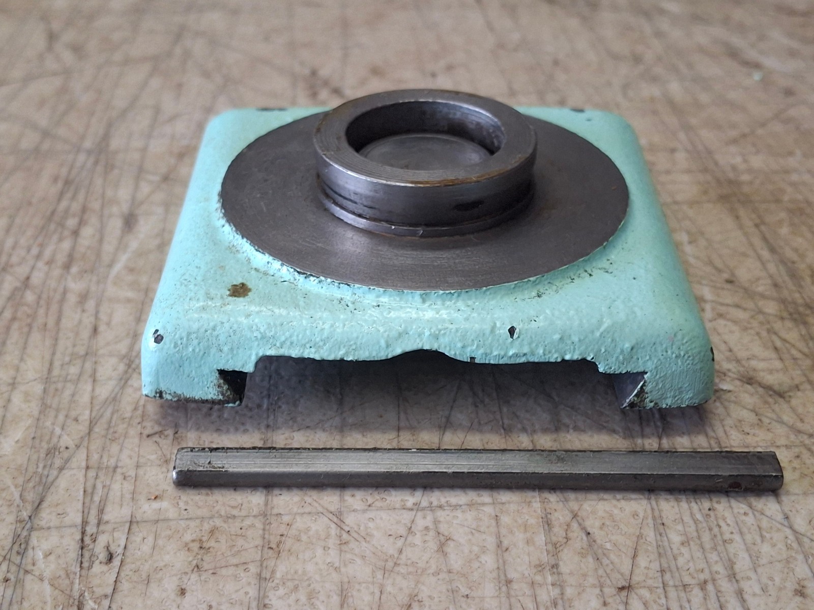 6" Lathe Atlas 618 Craftsman Compound Rest Tool Post Slide Swivel Base 3611 Gibb