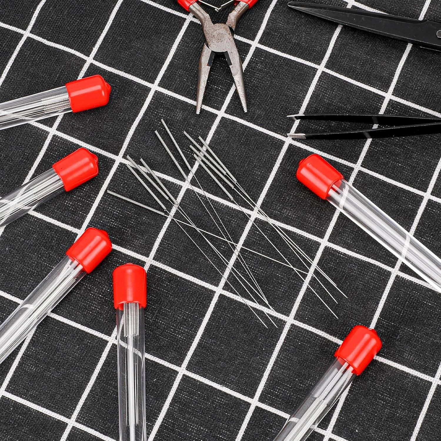 60 Pieces 3D Printer Nozzle Cleaning Kit,Stainless Steel Cleaning...