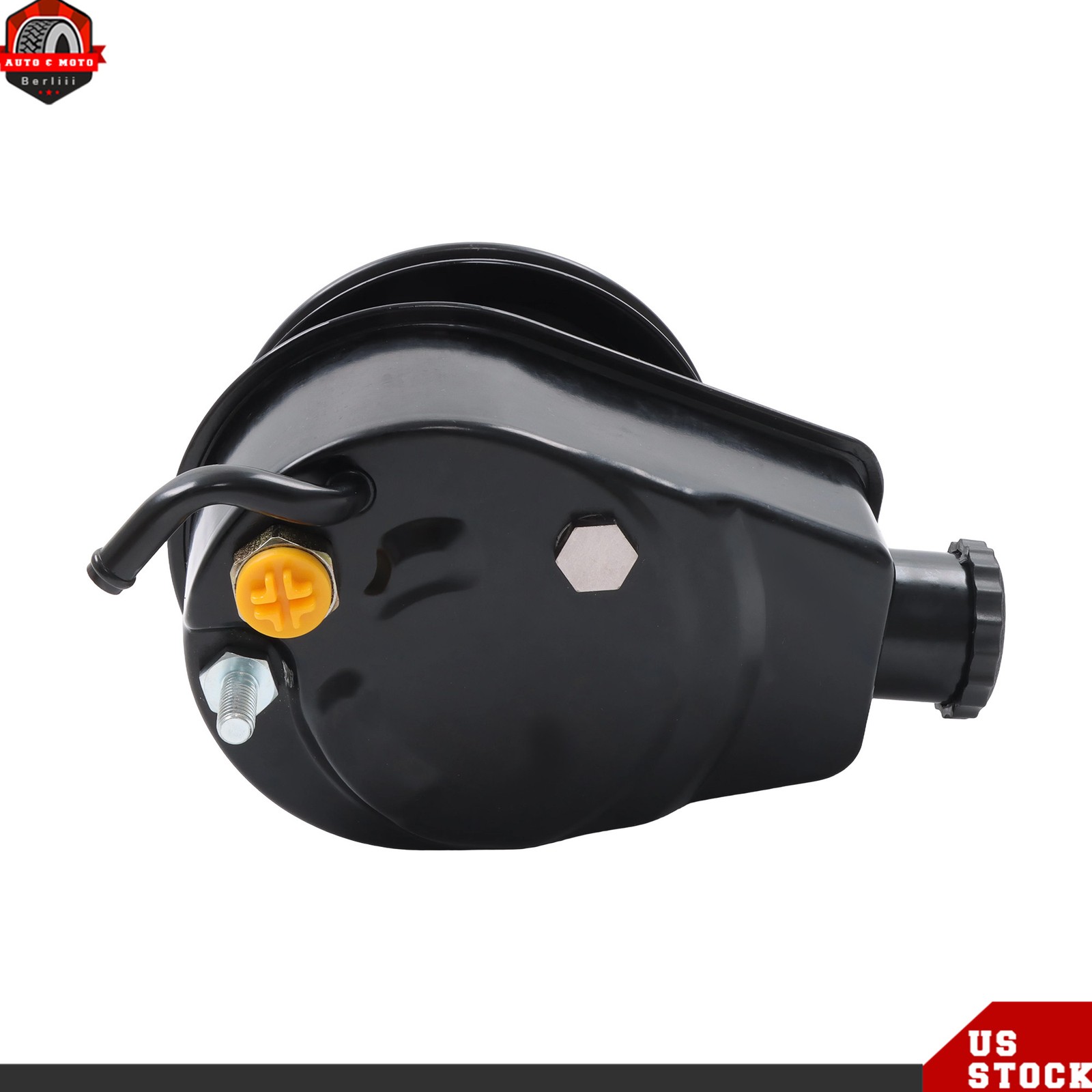 BBC SBC For Chevy 283 Saginaw Style Power Steering Pump w/ Single Groove Pulley