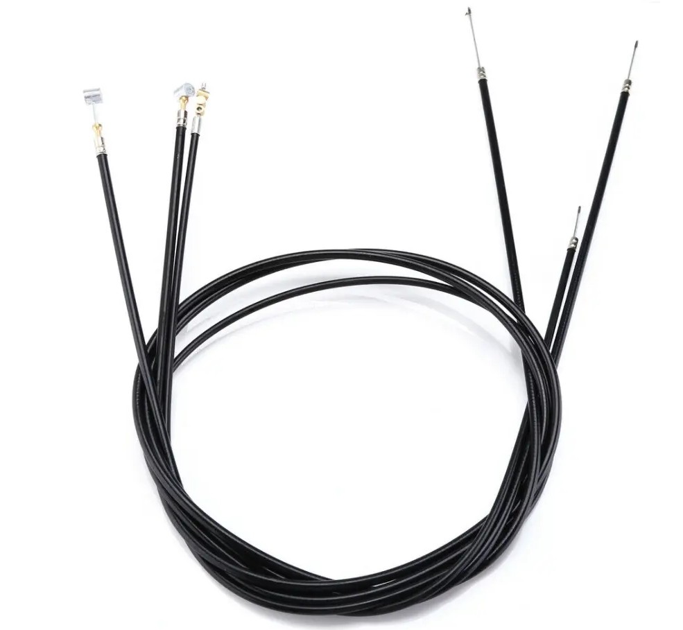 3Pcs/Set Motorcycle Clutch/Brake/Throttle Cable Kit Durable Steel Wire Universal