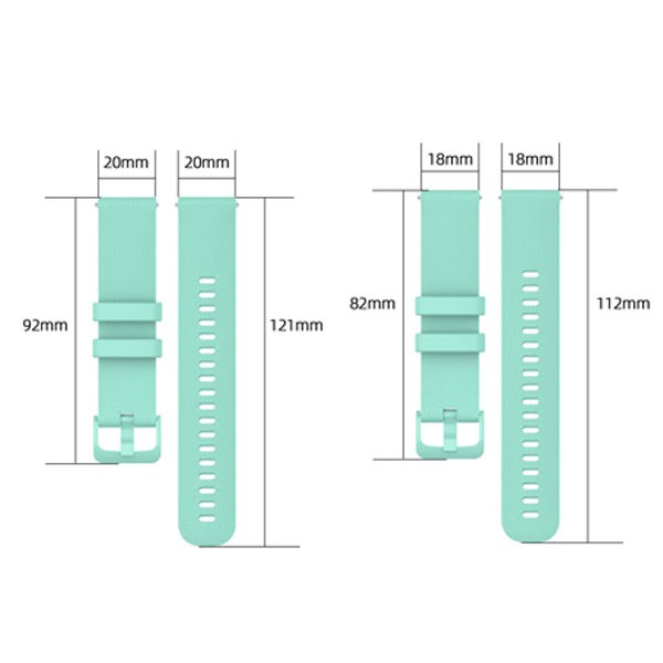 18/20mm Samsung Silicone Watch Band Divers Replacement Strap Quick Release Lot