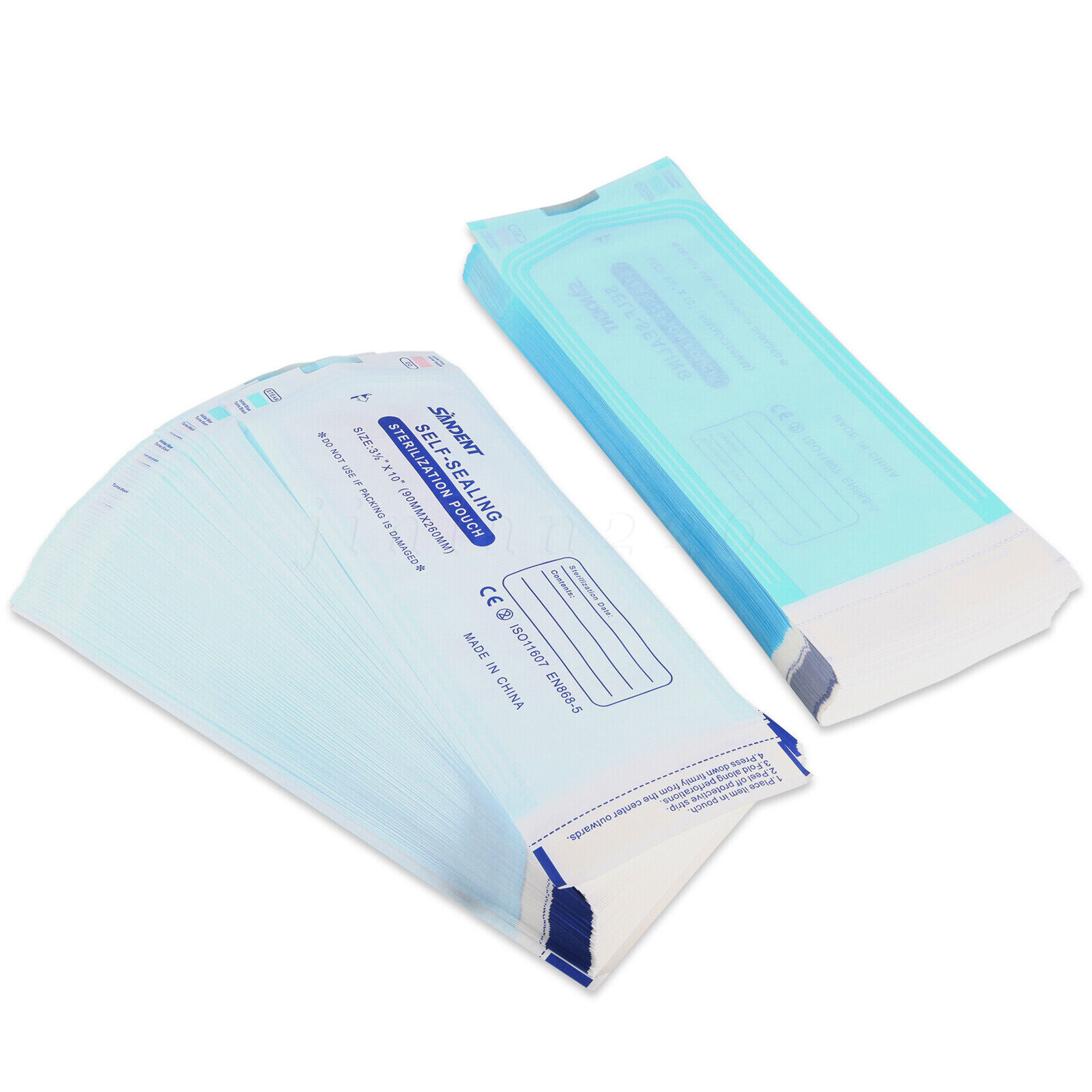 Self Sterilization Pouches Pouch Autoclave, Sterilizer Bags Dental Tattoo Nail