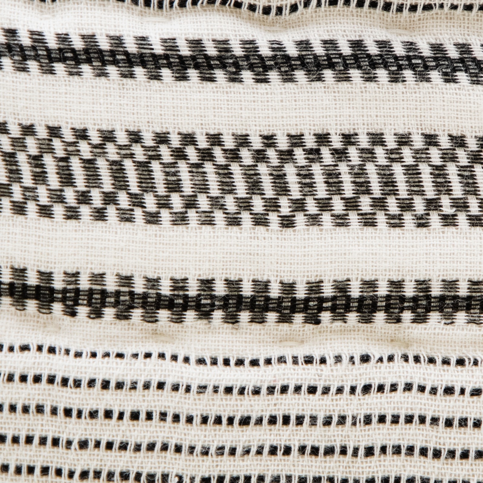 Hearth & Hand with Magnolia Textured Stripe Quilt Railroad Gray, Full/Queen