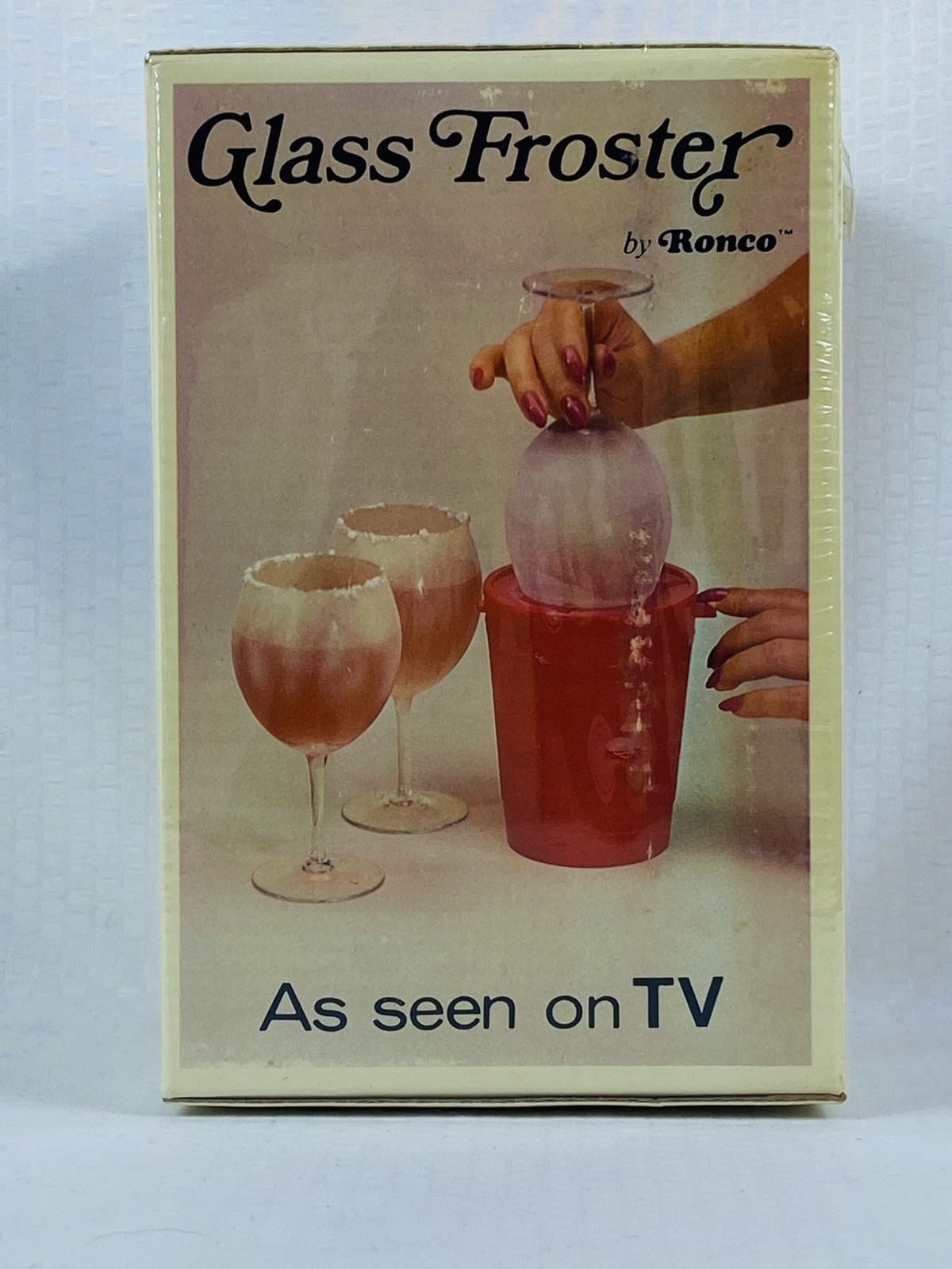 1975 VTG Glass Froster by Ronco Retro Collectible Barware NOS NEW and SEALED