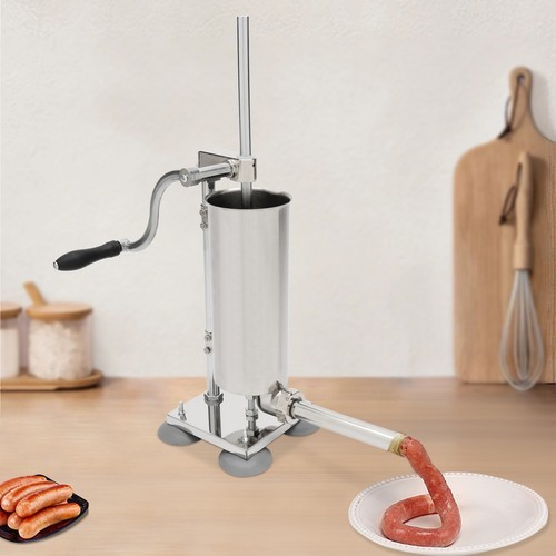 3.5L/8lbs Kitchen Sausage Stuffer Sausage Maker Stainless Steel Stuffing Machine