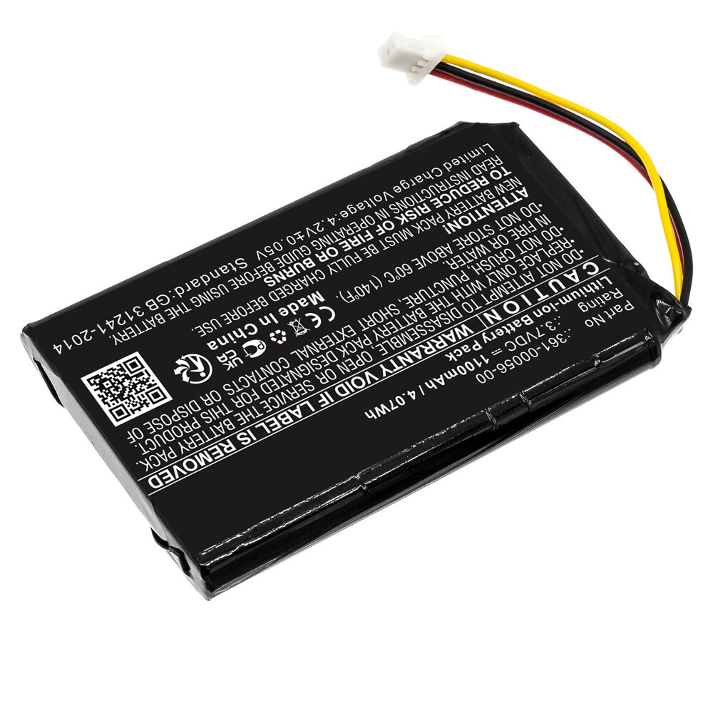 1100mAh 361-00056-00 361-00056-50 Battery for Garmin Drive 50 50LM 51 51LMT GPS