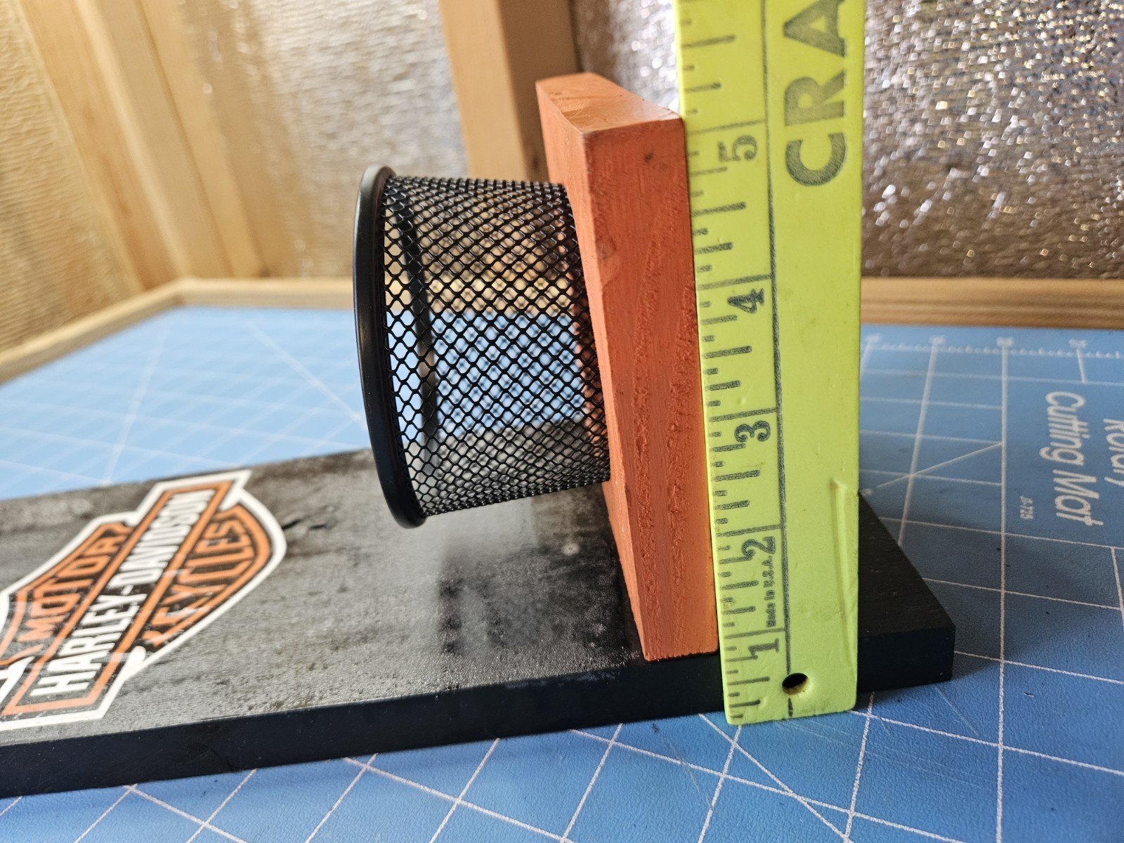 Harley Davidson Wooden Sign Bottle Opener Man Cave Garage Decor NEW