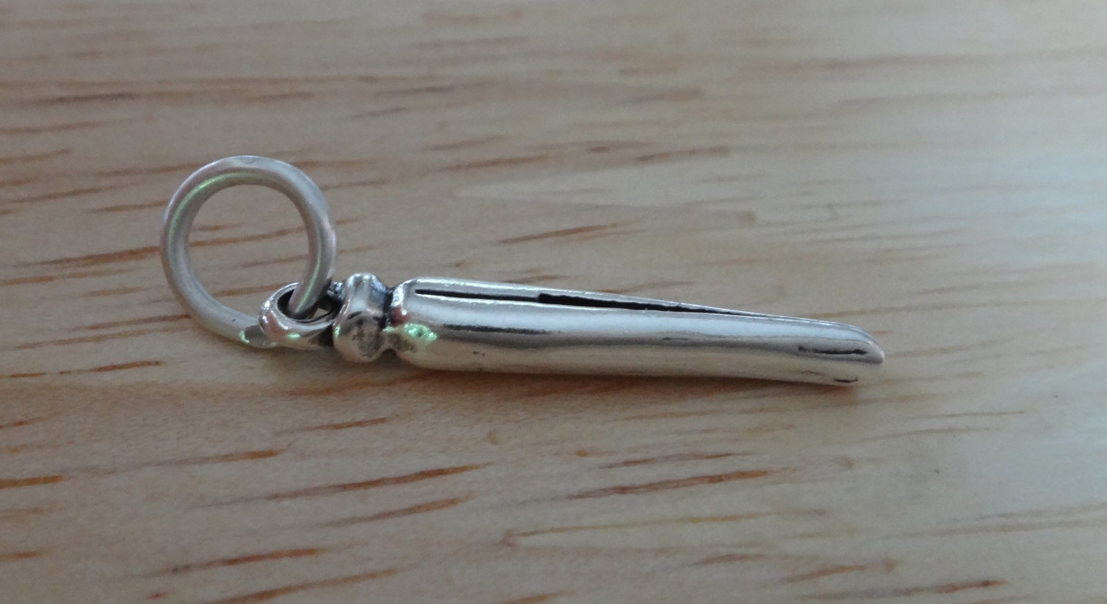 Sterling Silver 3D 22x2mm Fashion Laundry Clothes Pin Charm!