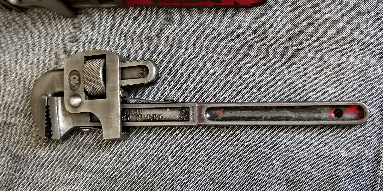 3 vintage German Made Pipe Wrenches