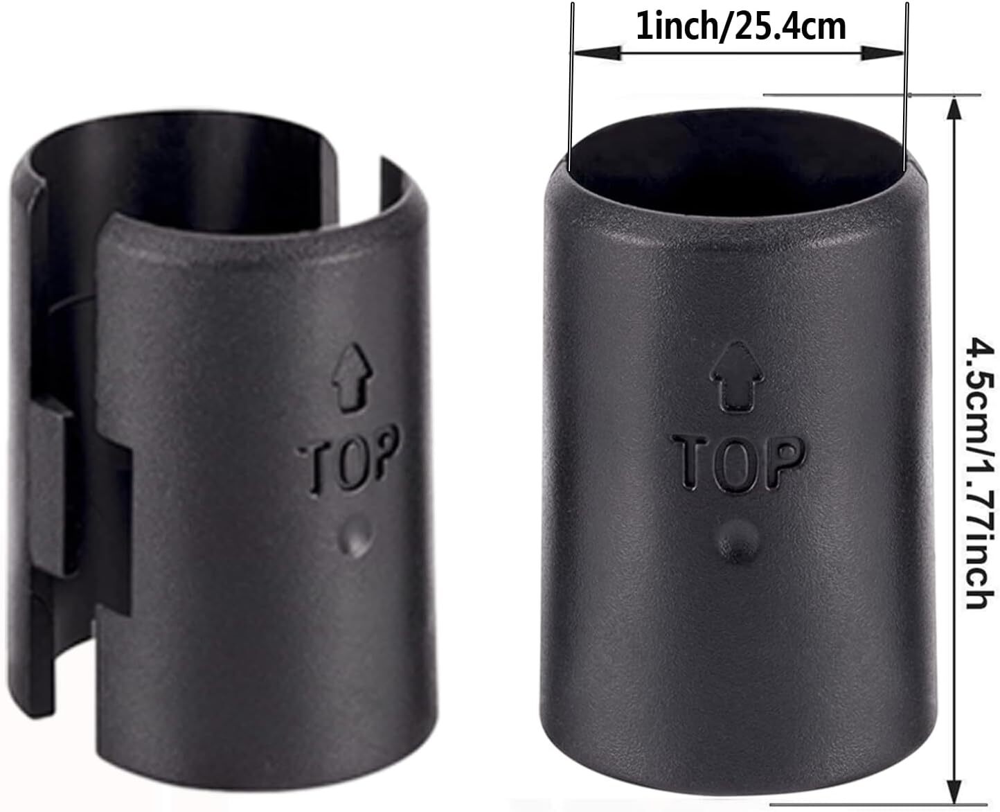 Wire Shelf Clips Shelving Split Sleeves Lock Metal Rack Fits 1" Post 74 Pieces