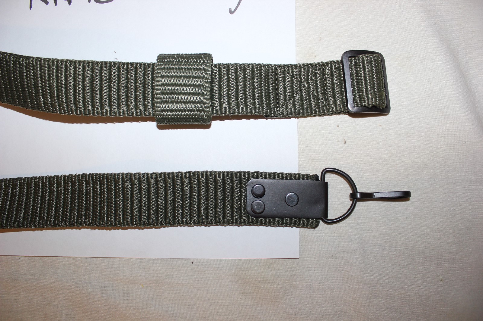 Romanian Military Issue 7.62 7.62x39 Green Nylon Rifle Sling ComBloc