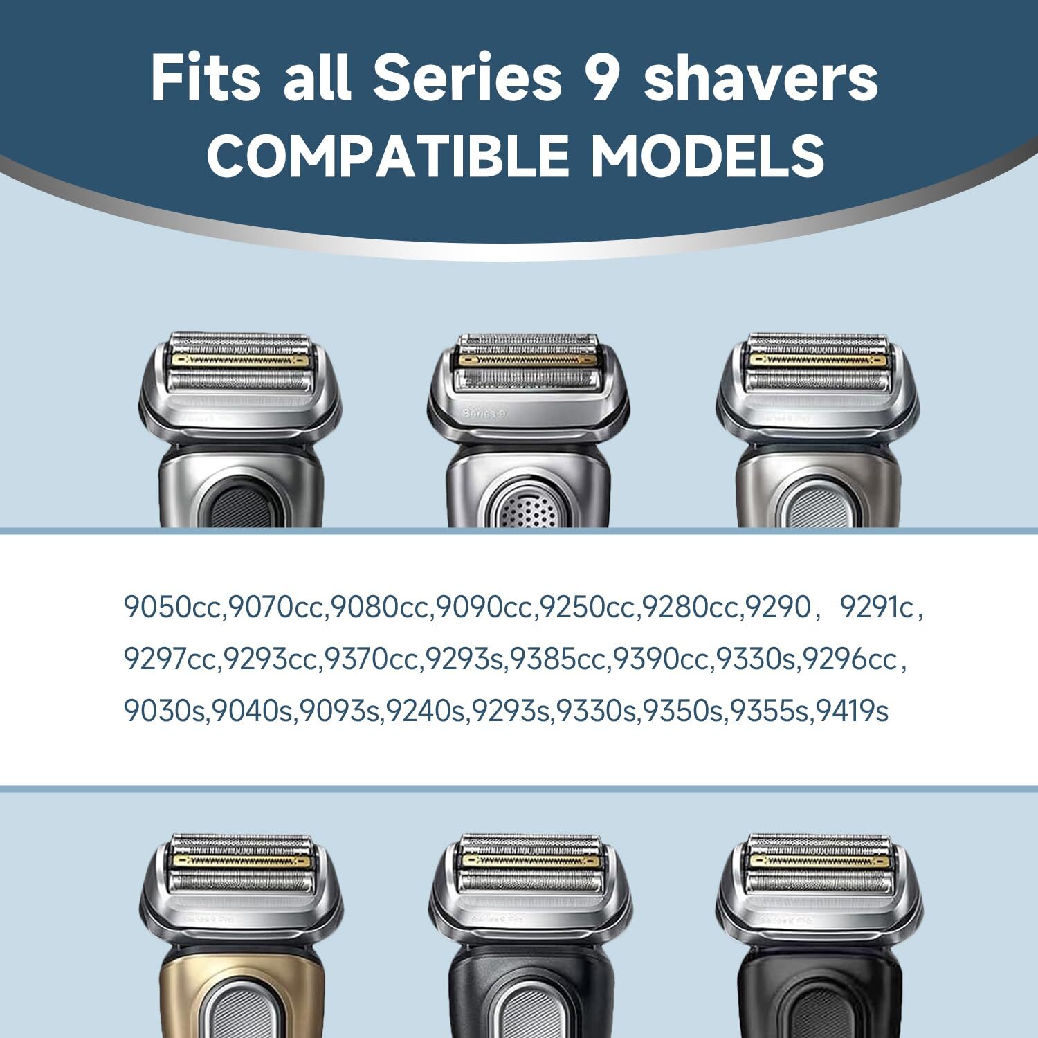 92S Replacement Shaver Foil Head Cutter for Braun series 9 Razors 9376cc 9385cc