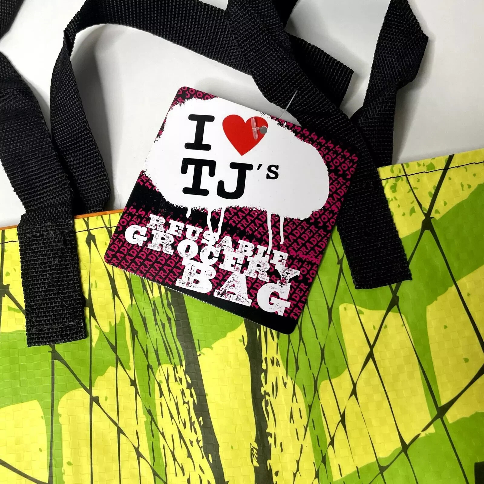 Trader Joe’s New York Tote Bag Eco Reusable Shopper Skyline Brooklyn Bridge