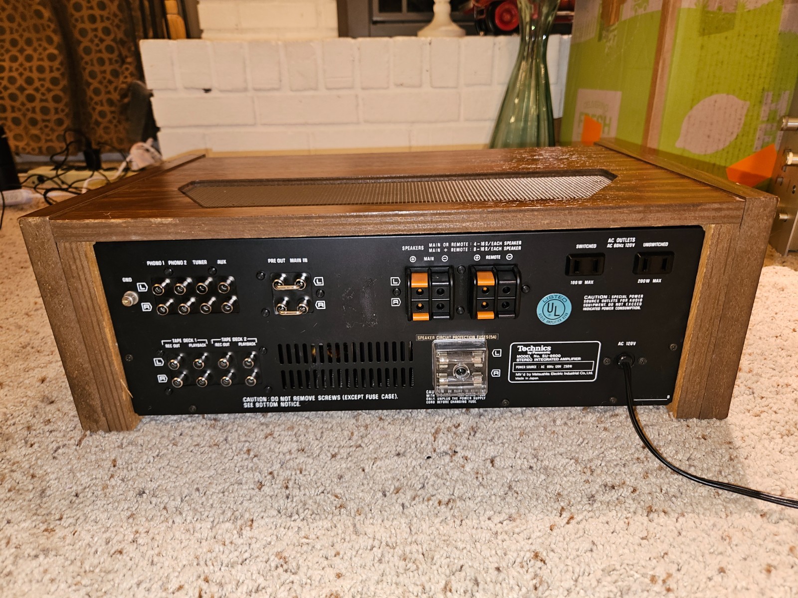 Technics SU-8600 Integrated Amplifier - Fully Serviced, recapped, LED