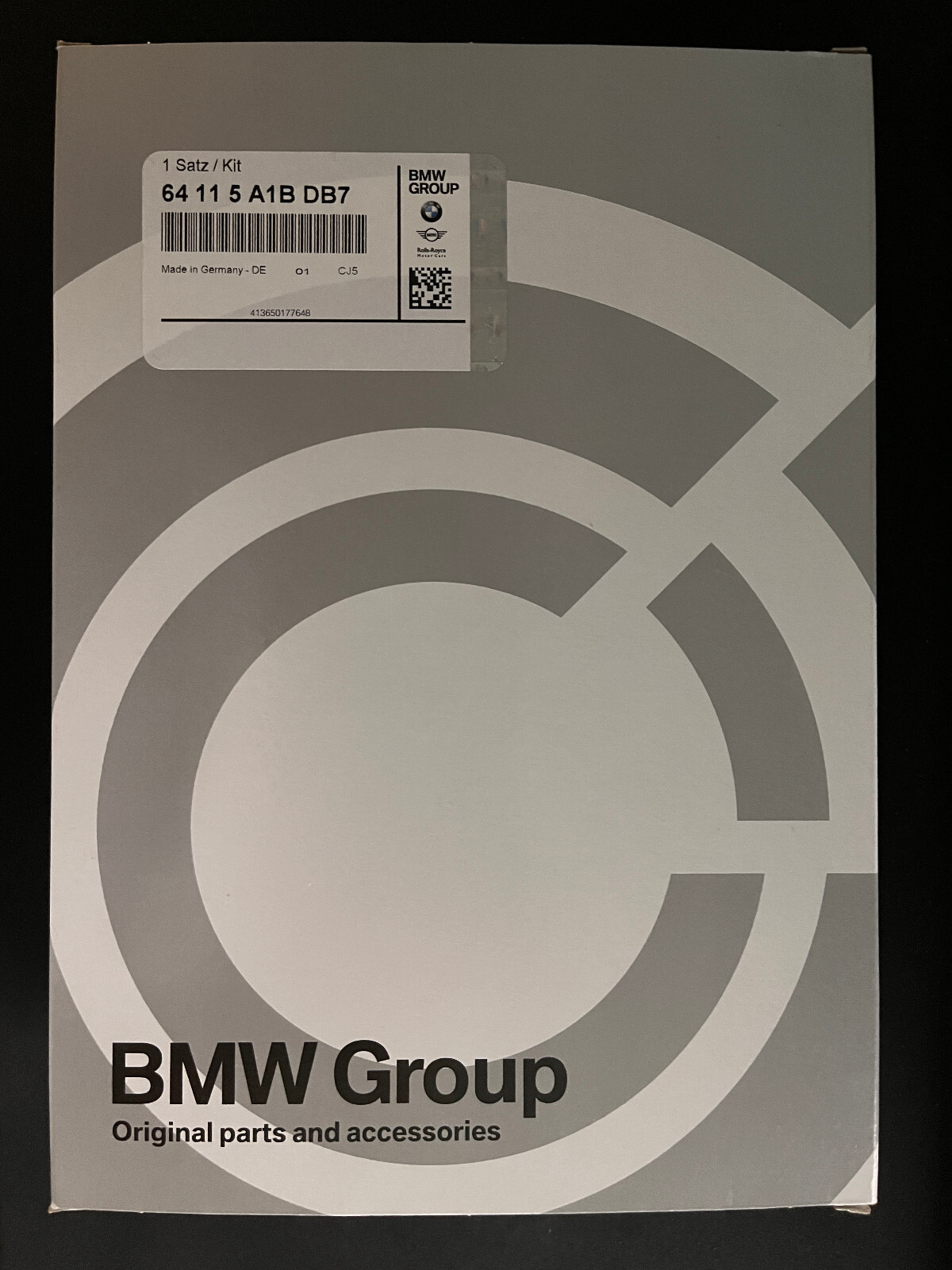 Genuine BMW G07 X7 Dust and Pollen Filter Element 64115A1BDB7