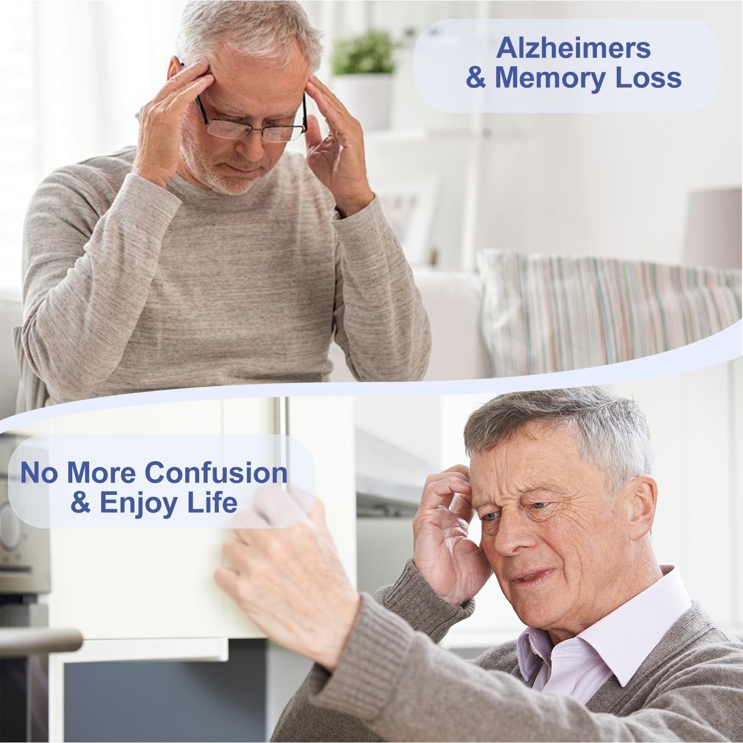 Digital Alarm Clock with Date and Day of Week for Dementia Seniors Multiple A...