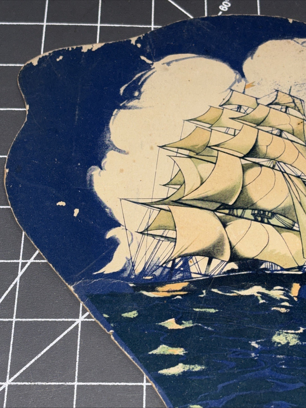 Vintage Lot Of 3 Advertising Cardboard Handheld Fans