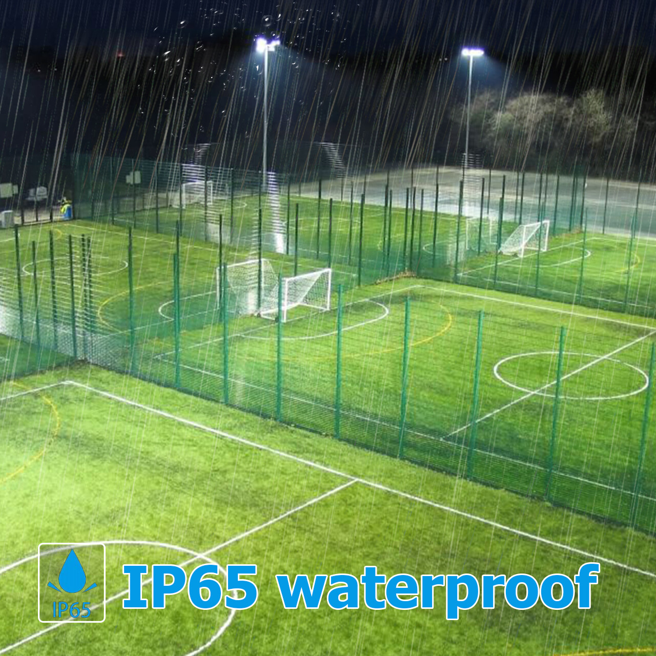 300W LED Flood Light Outdoor Super Bright Waterproof 6500K Daylight White