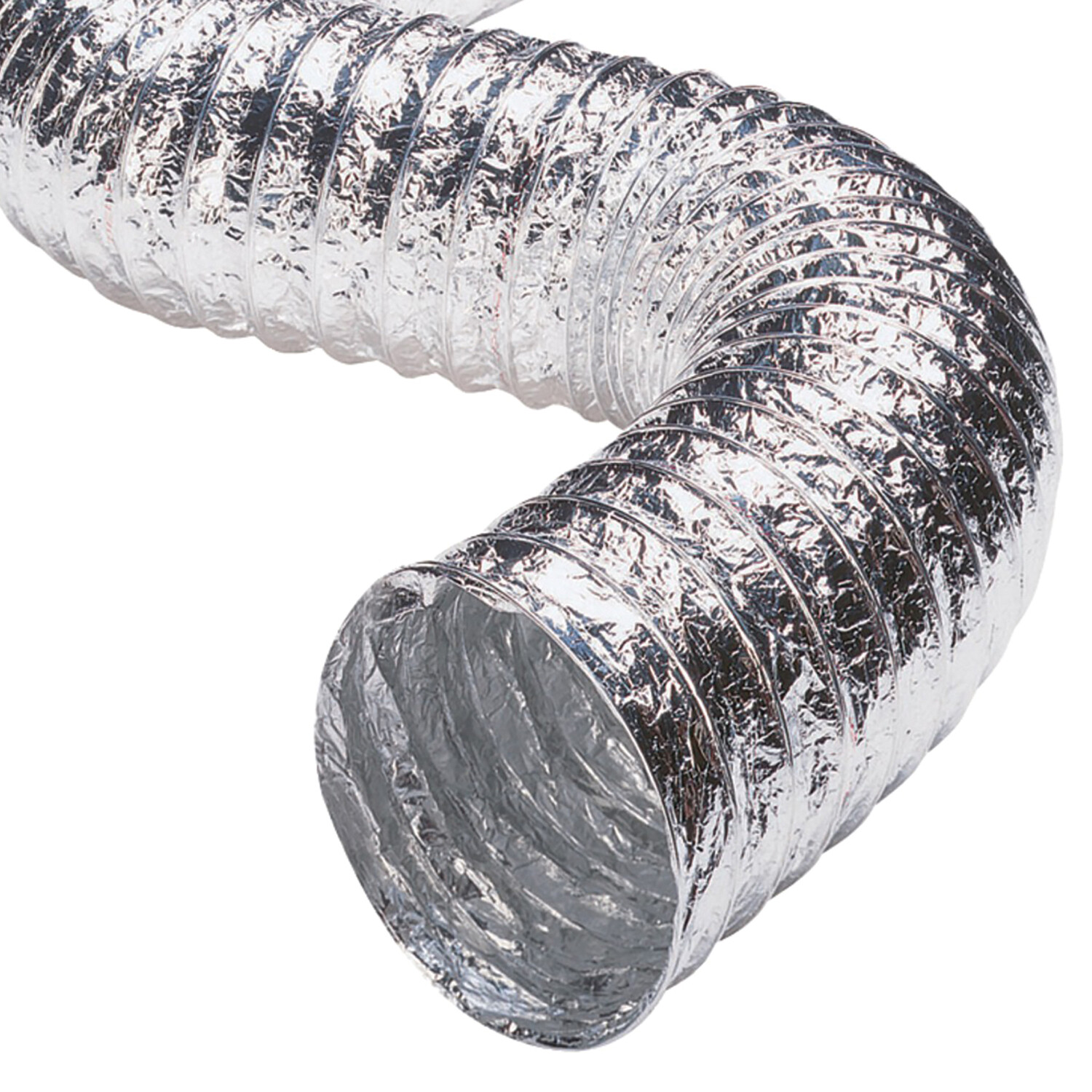 DEFLECTO FM0450 Aluminum Flex Duct, 50ft