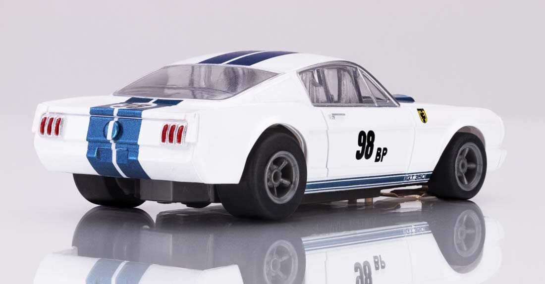 AFX Mega G+ Ken Miles Shelby GT350R Mustang B Production #98 HO Slot Car #22125