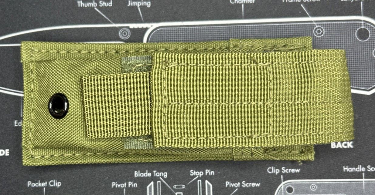 Scipio Tactical Folding Knife Black Rubber Handle Tanto Combo Edge Blade VGUC