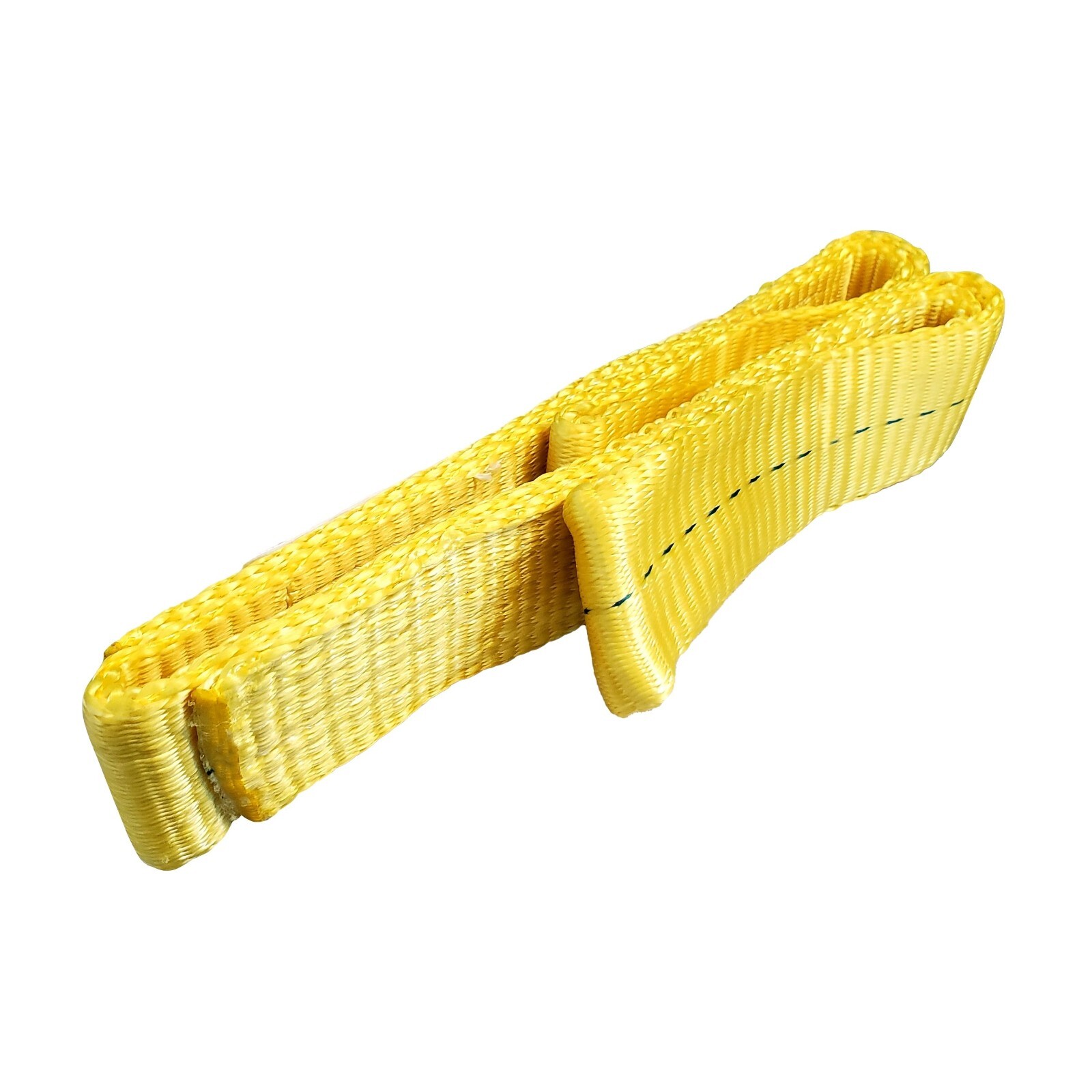 2" x 3' 6' 9' 1-Ply Twisted Eye Web Sling Lifting Strap 3100 lbs Heavy Duty