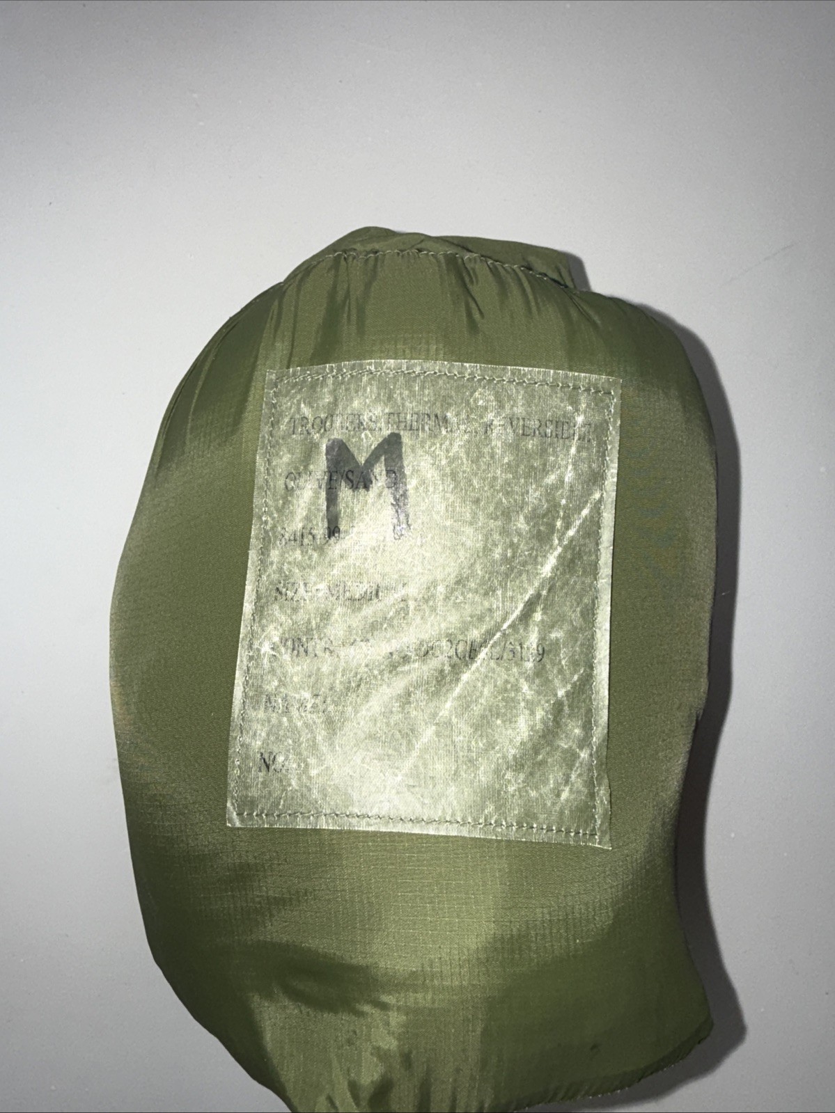 British Army Issue Thermal Softie Trousers Size Medium Reversible Olive/ Sand M