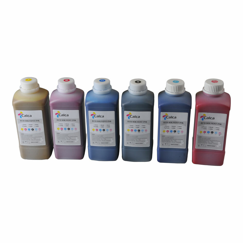 US Stock Calca Compatible Roland ECO Solvent Ink C M Y K LC LM