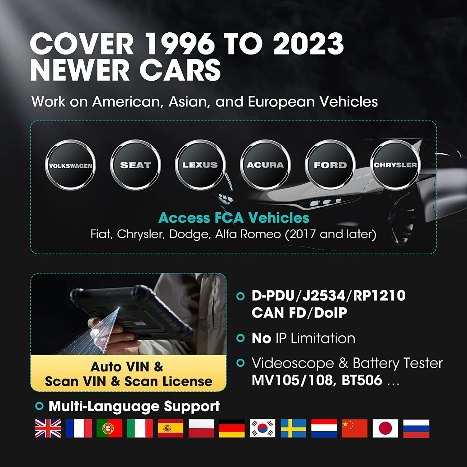 2023 Autel Ultra Lite as Ultra Intelligent Diagnostic Tool Scanner Programming