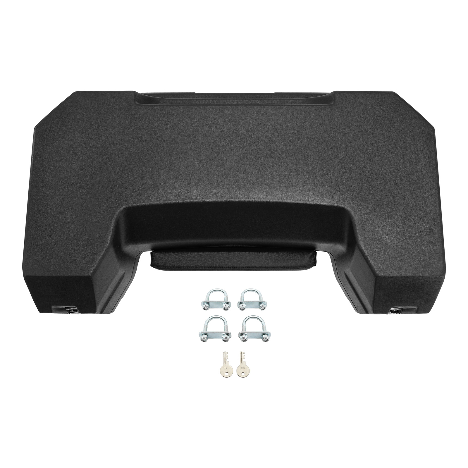 82L ATV Rear Seat Cargo Storage Helmet Trunk Box Luggage Lounger Tour Bag Black